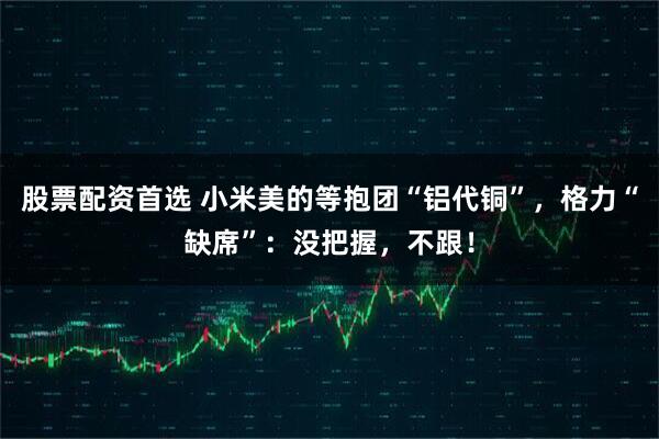 股票配资首选 小米美的等抱团“铝代铜”，格力“缺席”：没把握，不跟！